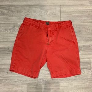 Red J Crew Shorts